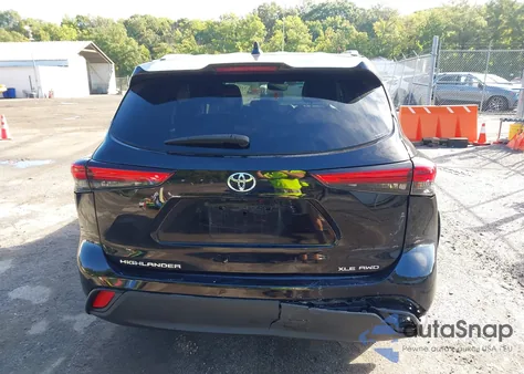 2020 Toyota Highlander Xle from USA, damaged, VIN 5TDGZRBH5LS012741